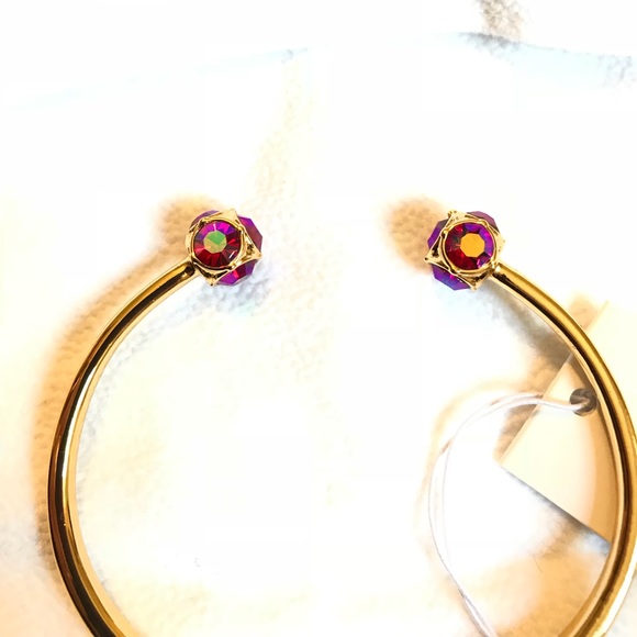 NWT Gold Kate Spade Bracelet W/Crystals - Picture 3 of 4